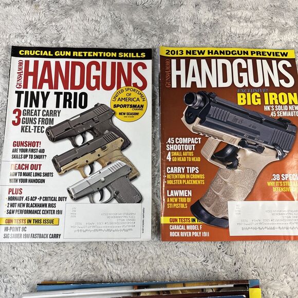 Lot Of 11 Guns & Ammo Handguns Magazine Various Years 2010, 2013 & 2016 - Picture 3 of 7